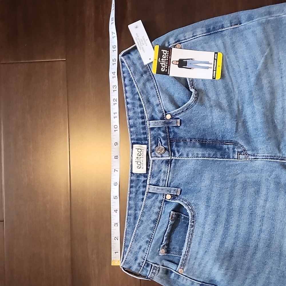 Edited By REMI BADER Women's Denim Jeans For Everbody Loose Straight Fit Size 8 - Picture 4 of 12